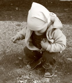 girl with her stones girl with her stones