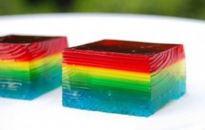 Rainbow jelly