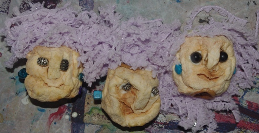 Dried apple faces